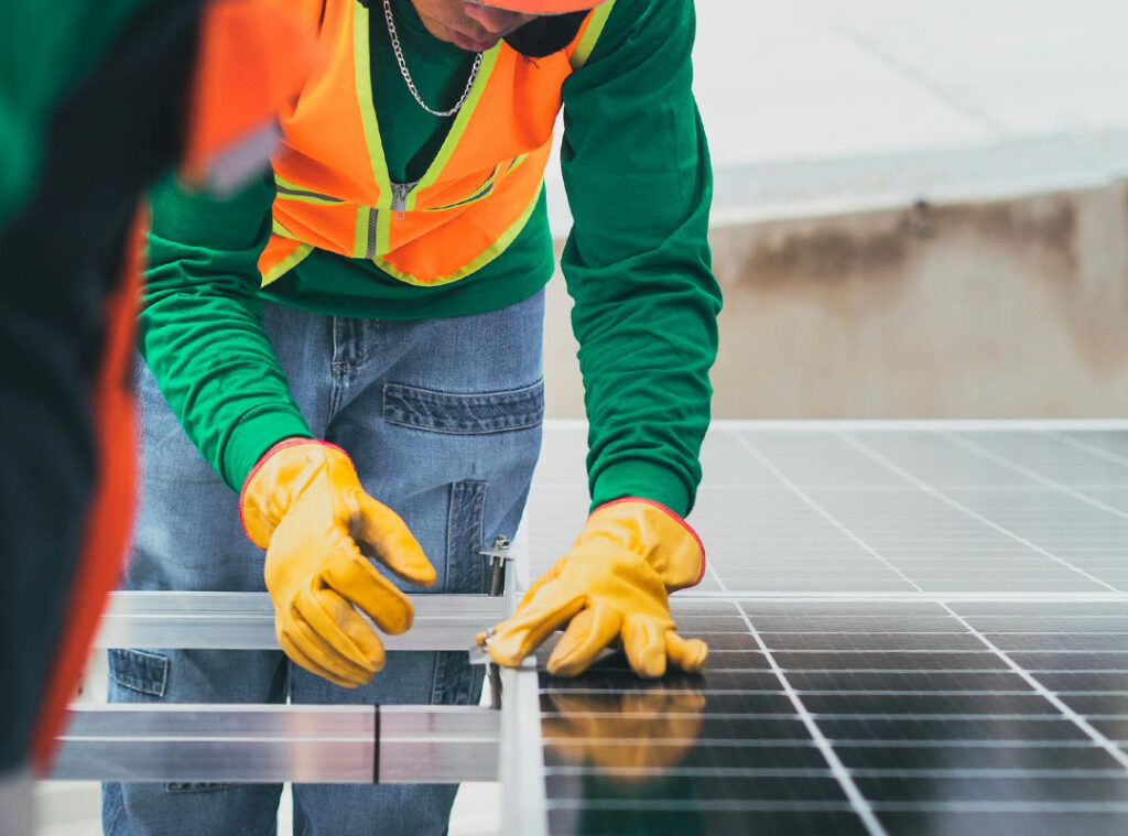 Solar panel installation service